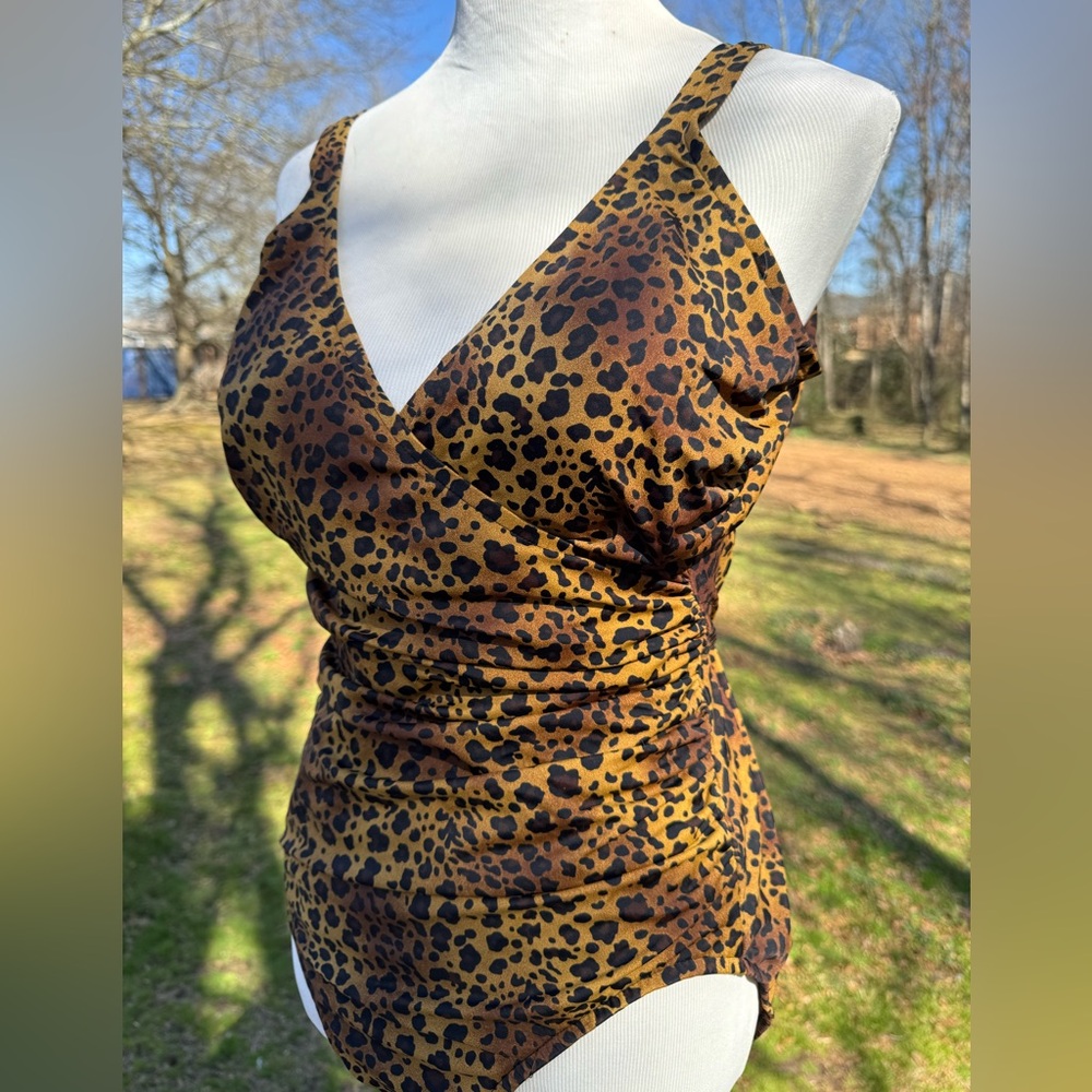 Leopard Swim Onepiece